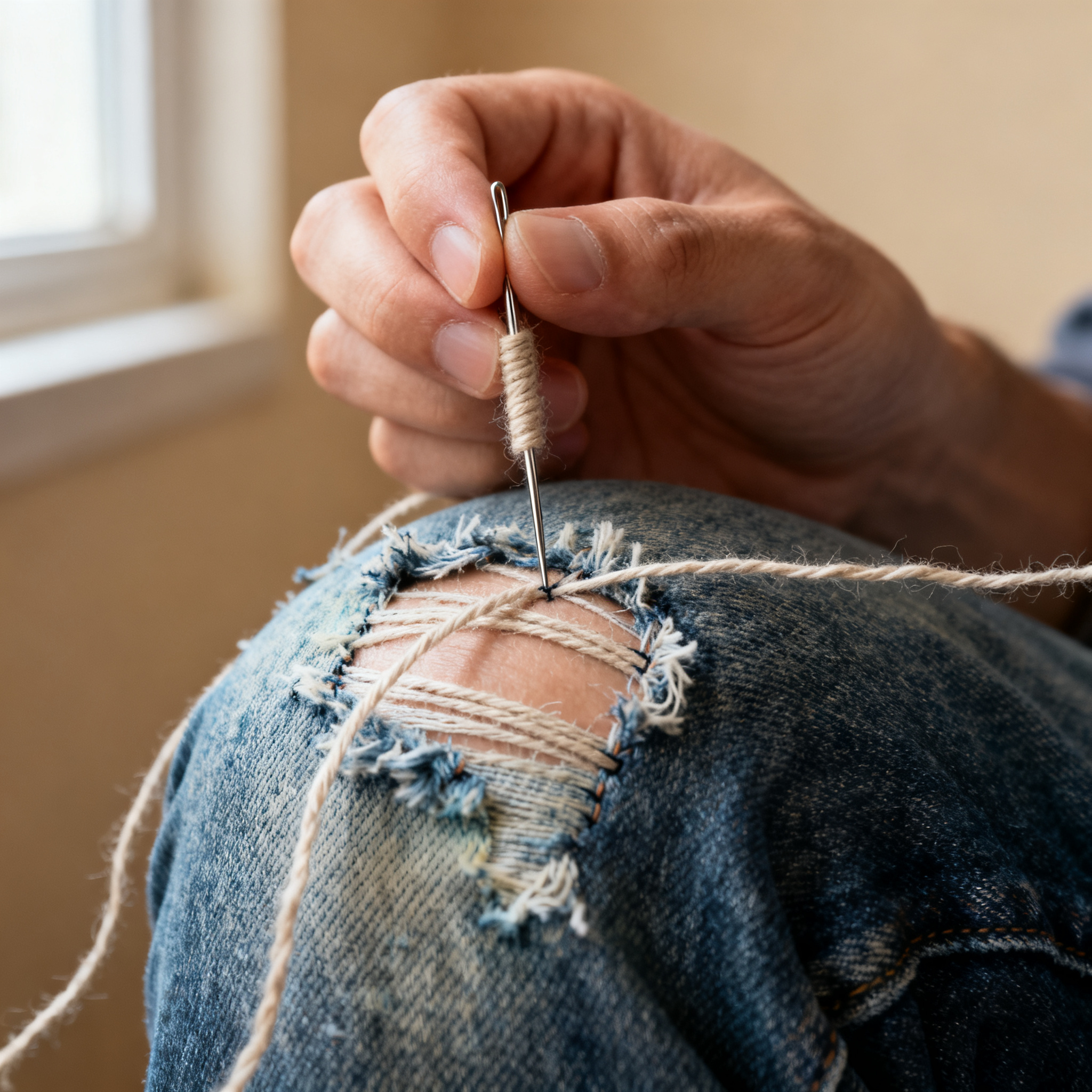How to test if mending extends wear